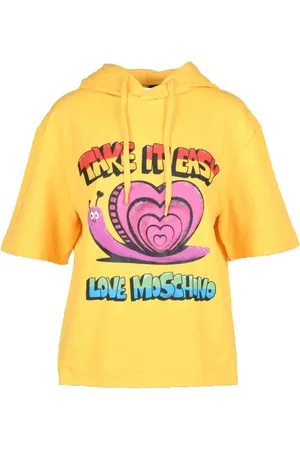 Moschino Donna, Felpe, Giallo, S, new