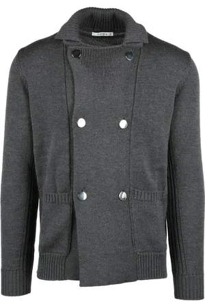 KANGRA CASHMERE Uomo, Maglie, Grigio, L, new