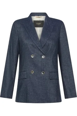 SEVENTY BY SERGIO TEGON Donna, Giacche, Blu, 2Xs, new