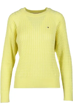 Tommy Hilfiger Donna, Maglie, Giallo, L, new