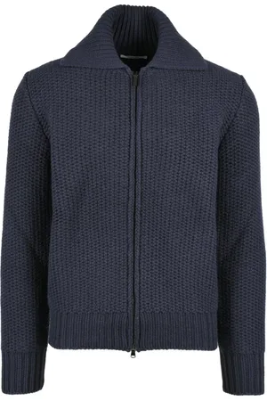 KANGRA CASHMERE Uomo, Maglie, Blu, M, new
