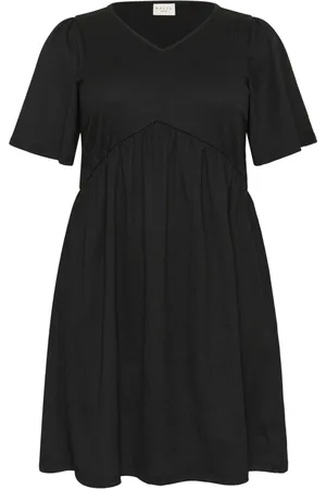 Kaffe Donna, Abiti, Nero, 7Xl, new