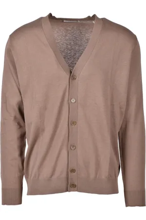 KANGRA CASHMERE Uomo, Maglie, Marrone, S, new