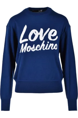 Moschino Donna, Maglie, Blu, M, new