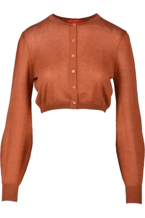 FARFETCH Donna, Maglie, Marrone, S, new