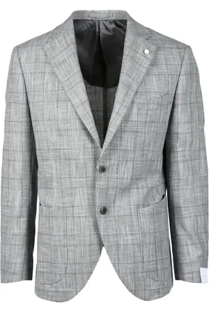 LUIGI BIANCHI MANTOVA Uomo, Giacche, Grigio, 3Xl, new