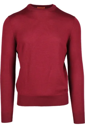 BALLANTYNE Uomo, Maglie, Rosso, L, new