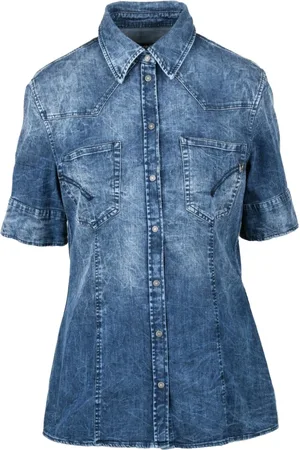 Dondup Donna, Camicette , Blu, S, new