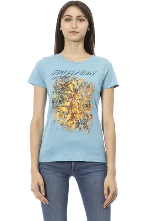 Trussardi Donna, Top, Blu, S, new