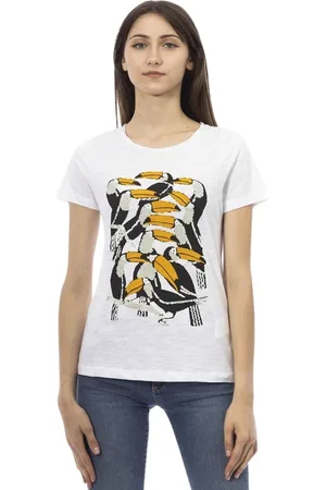 Trussardi Donna, Top, Bianco, M, new