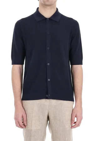 BALLANTYNE Uomo, Maglie, Blu, L, new