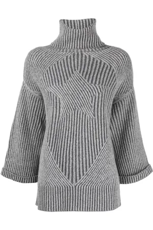 LORENA ANTONIAZZI Donna, Maglie, Grigio, M, new