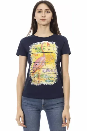 Trussardi Donna, Top, Blu, L, new