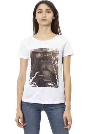 Trussardi Donna, Top, Bianco, L, new