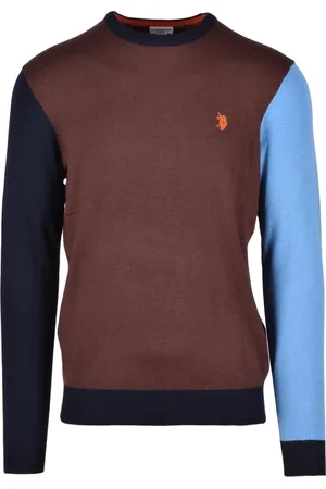 U.S. Polo Assn. Uomo, Maglie, Marrone, M, new