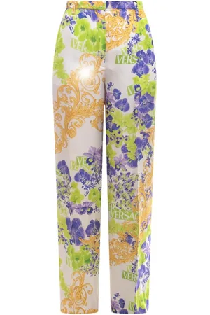 VERSACE Donna, Pantaloni, Multicolore, M, new