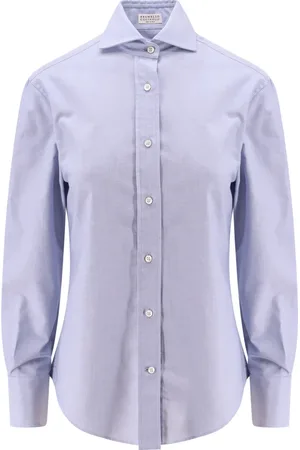 Brunello Cucinelli Donna, Camicette , Blu, S, new