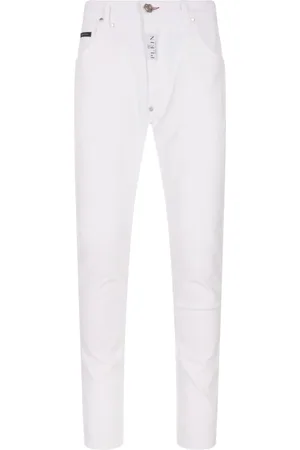 Philipp Plein Uomo, Jeans, Bianco, W33, new