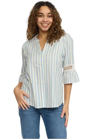 2-Biz Donna, Camicette , Blu, XL, new