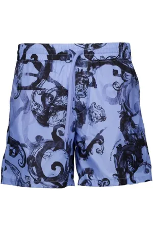 VERSACE Uomo, Costumi da bagno, Blu, S, new