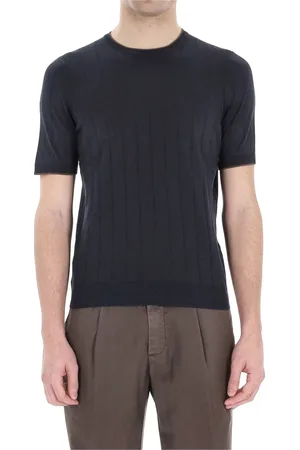 BARBA Uomo, Maglie, Blu, XL, new