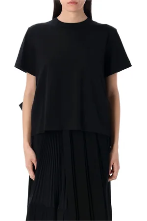 SACAI Donna, Top, Nero, M, new