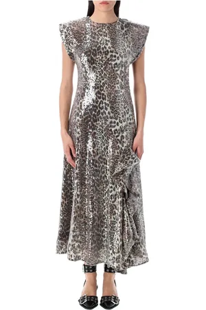 Ganni Donna, Abiti, Multicolore, S, new