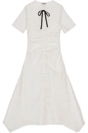 Ganni Donna, Abiti, Bianco, M, new