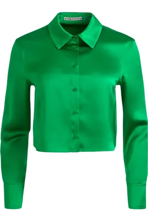 ALICE+OLIVIA Donna, Camicette , Verde, M, new