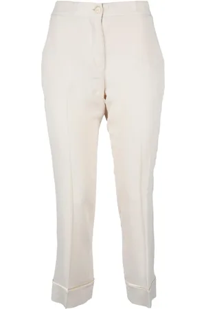 SEMICOUTURE Donna, Pantaloni, Bianco, L, new