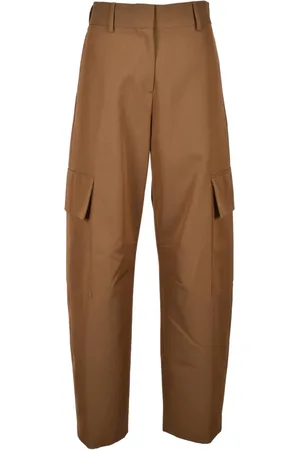 Palm Angels Donna, Pantaloni, Marrone, S, new