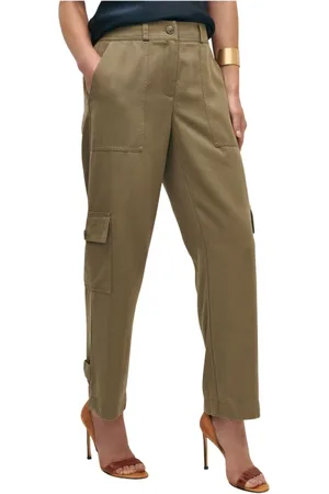 Brooks Brothers Donna, Pantaloni, Verde, M, new