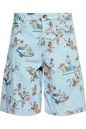 OFF-WHITE Uomo, Pantaloncini, Blu, W30, new