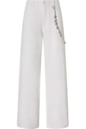 Pinko Donna, Pantaloni, Bianco, W28, new