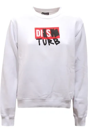 Diesel Donna, Felpe, Bianco, M, new