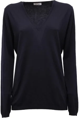 KANGRA CASHMERE Donna, Maglie, Blu, L, new