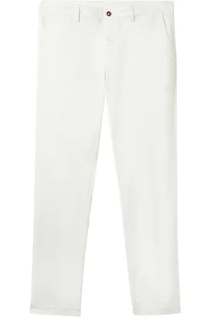 Brooks Brothers Uomo, Pantaloni, Bianco, W38, new