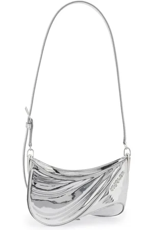 MUGLER Donna, Borse, Grigio, Taglia unica, new