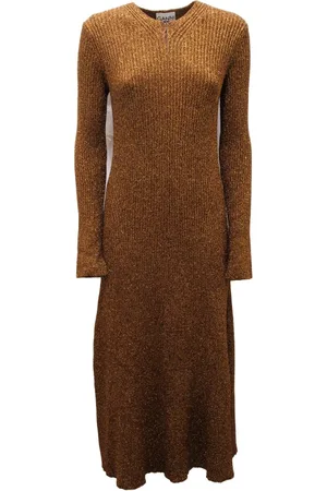Ganni Donna, Abiti, Marrone, M, new