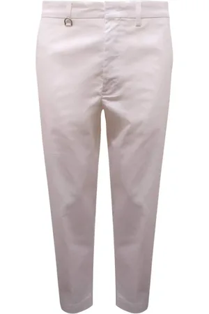 Paolo Pecora Uomo, Pantaloni, Bianco, L, new
