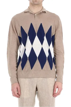 BALLANTYNE Uomo, Maglie, Multicolore, L, new