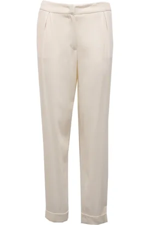 Fabiana Filippi Donna, Pantaloni, Bianco, M, new