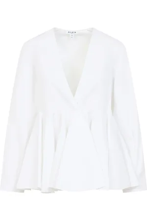 Alaïa Donna, Camicette , Bianco, XS, new