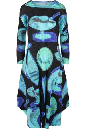 Issey Miyake Donna, Abiti, Multicolore, L, new