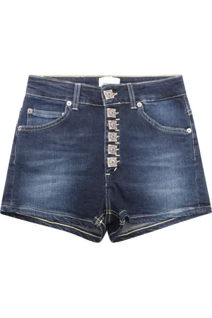 Dondup Donna, Pantaloncini, Blu, W26, new