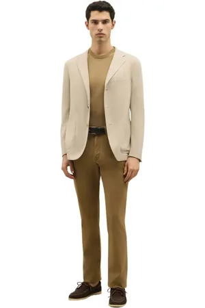 Boglioli Uomo, Pantaloni, Marrone, W34, new