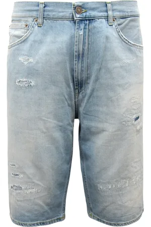 Dondup Uomo, Pantaloncini, Blu, W30, new