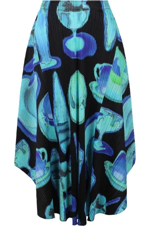 Issey Miyake Donna, Gonne, Blu, L, new