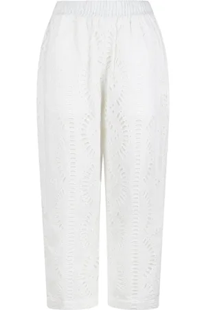 CHARO RUIZ IBIZA Donna, Pantaloni, Bianco, M, new