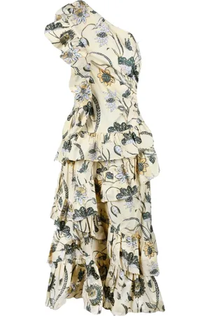 ULLA JOHNSON Donna, Abiti, Multicolore, L, new